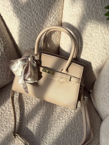 حقيبة شبيه ايرميز لون بيج كواليتي عالية