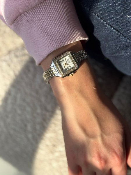 ساعة شبيه كارتير ارضية بيضة الهاردوير مكس بين الذهبي والسلڤر