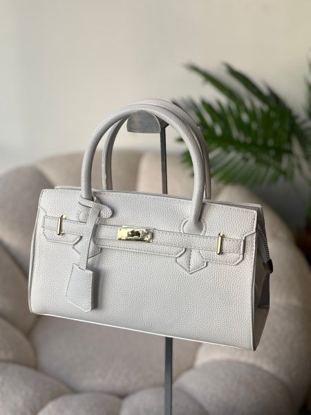 حقيبة شبيه ايرميز لون ابيض كواليتي عالي