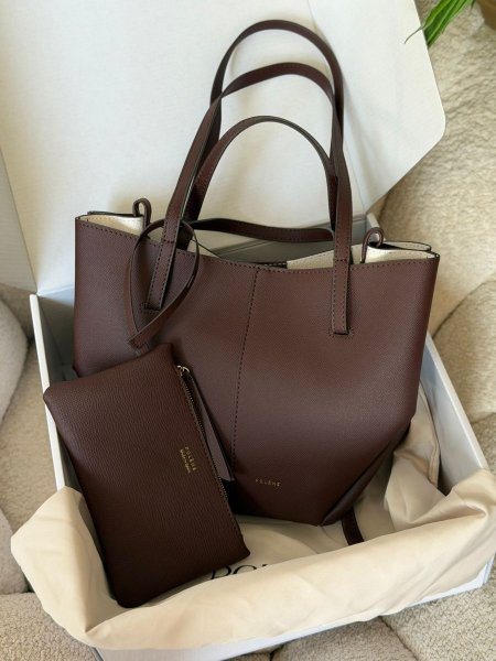 حقيبة بولين لون بني محروق