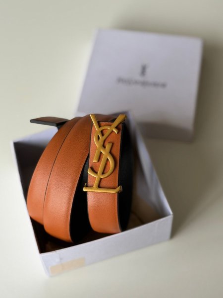 قشاط سان لوران لون عسلي