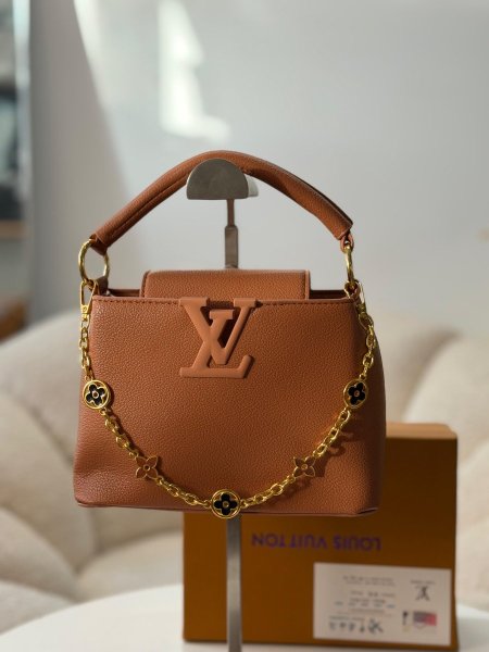 حقيبة لويس فيتون لون عسلي حجم صغير