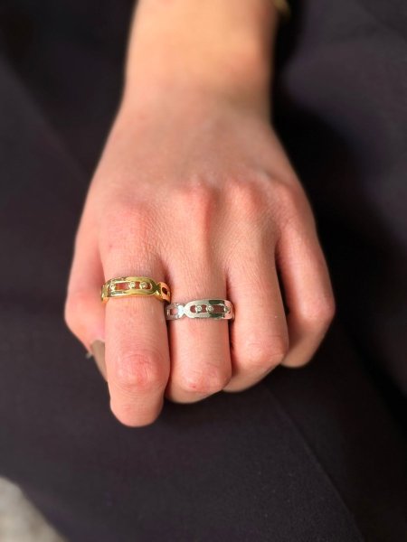 خواتم الميسيكا مكفوله اللون