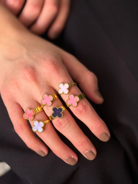 خواتم فان كليف اللون مكفول