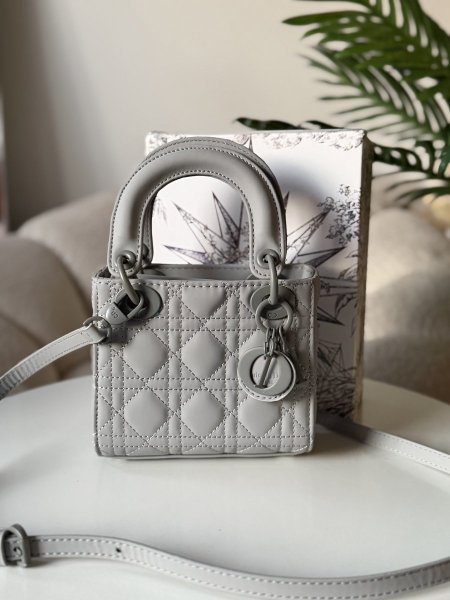 حقيبة ليدي ديور لون سكني matt