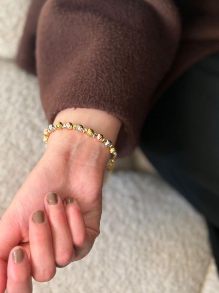 اسواره ملونه مكفوله اللون