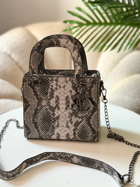 حقيبة ليدي ديور جلد الحية