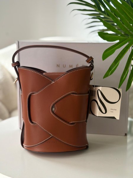 حقيبة بولين لون عسلي