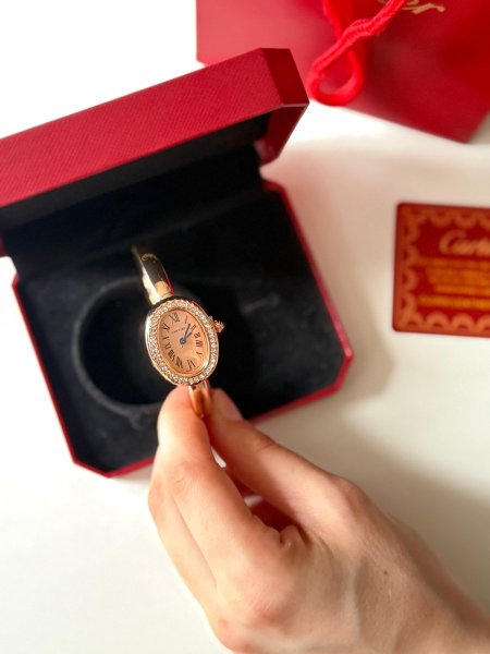 ساعة كارتير هاردوير ذهبي ارضية زهري