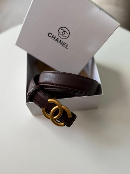 قشاط شانيل لون بني محروق  ماستر كواليتي