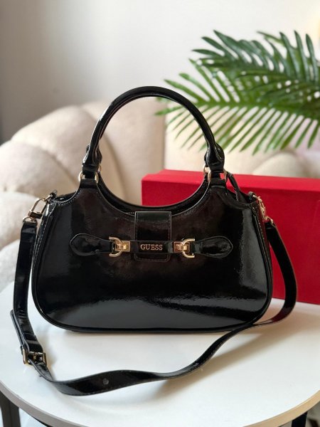 حقيبة جيس لون اسود لامع