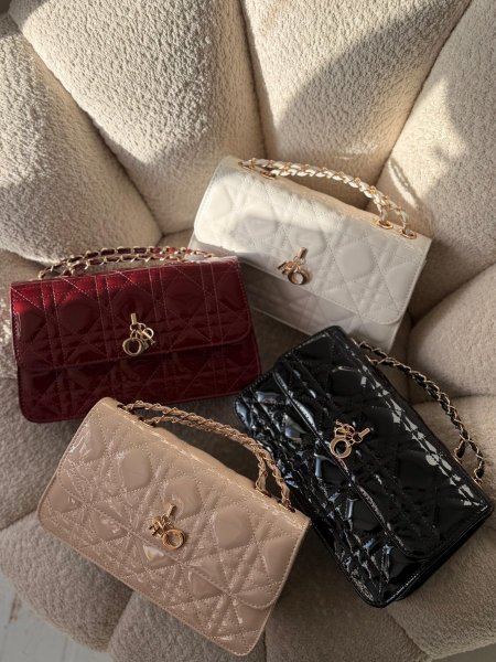 حقيبه شبيه ليدي ديور لامع شنط عروض